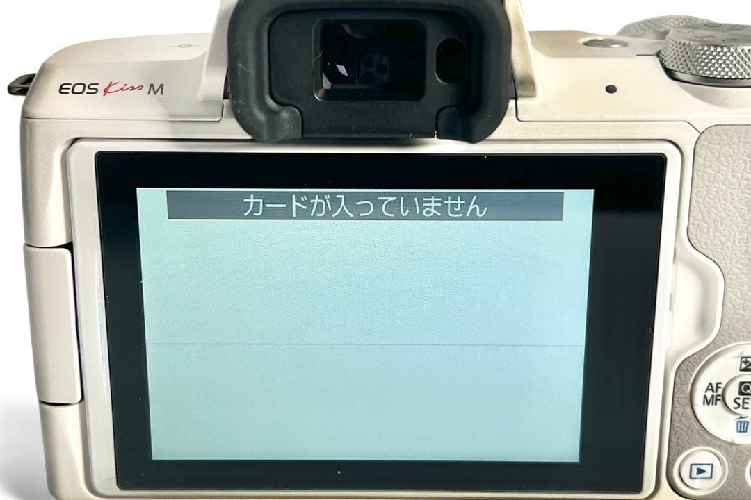 Canon EOS Kiss M ボディ ホワイト ミラーレス一眼