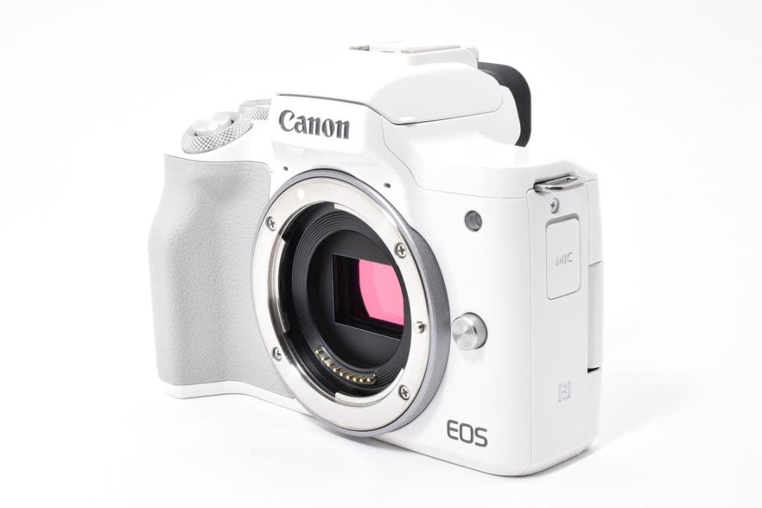 Canon EOS Kiss M ボディ ホワイト ミラーレス一眼