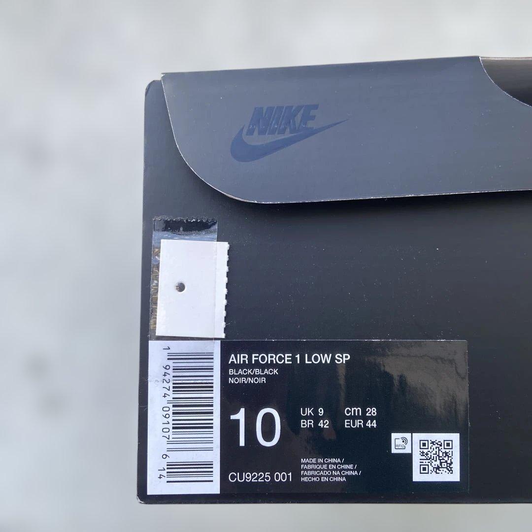 【最終】Nike Air Force 1 ブラック Supreme