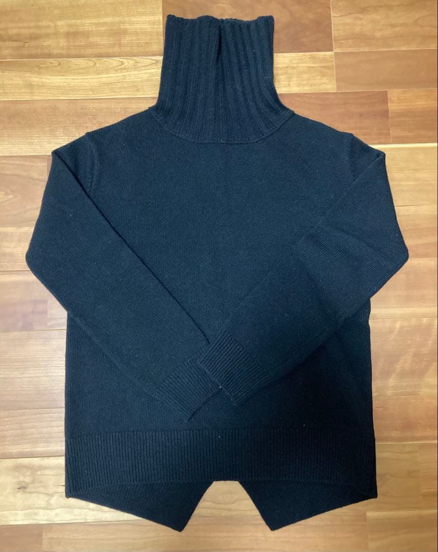 ドゥーズィエムクラス　JADE タートルネックプルオーバー ブラック　ニット