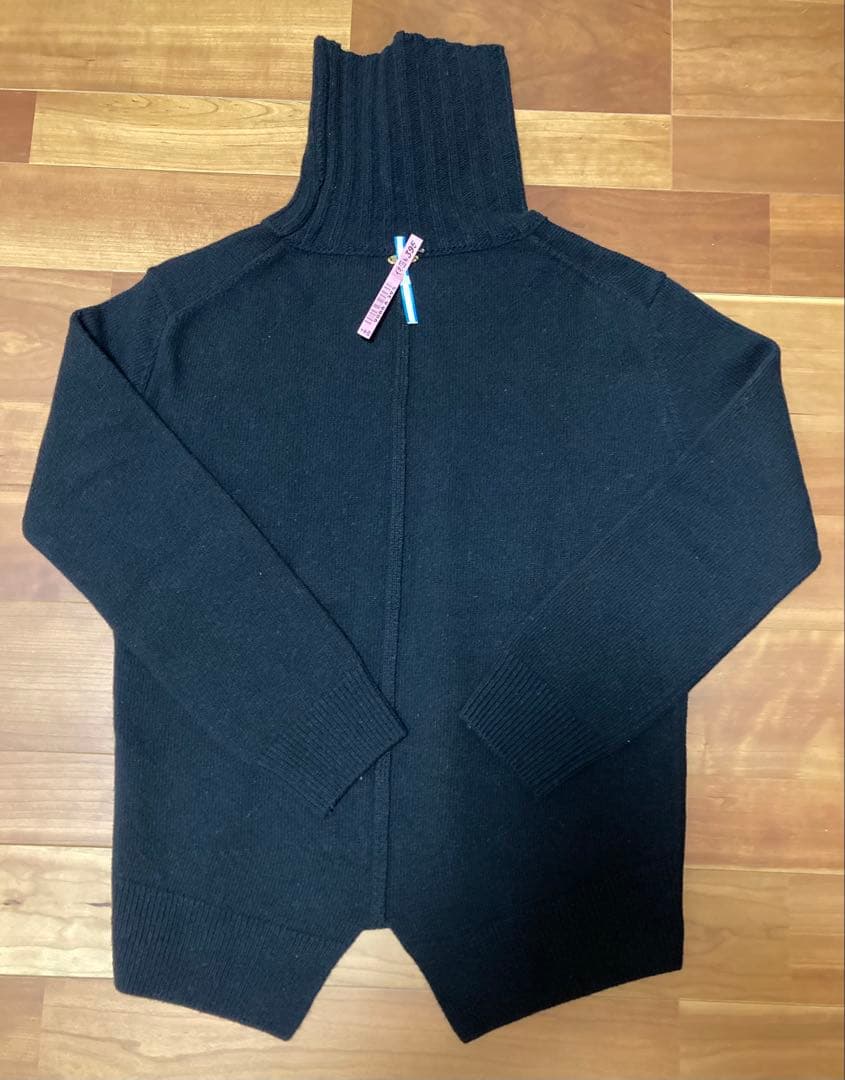 ドゥーズィエムクラス　JADE タートルネックプルオーバー ブラック　ニット