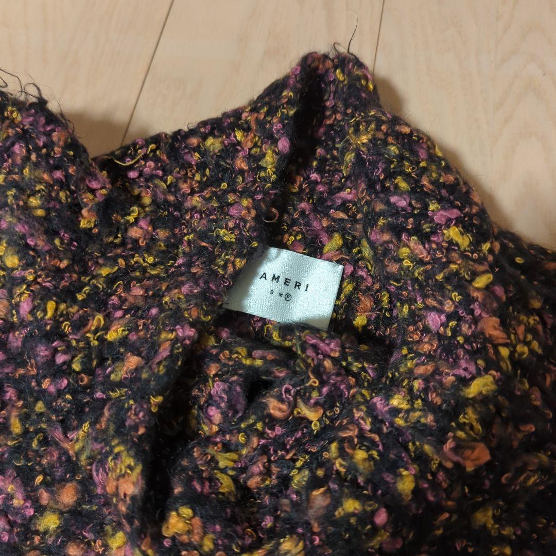 Ameri　FUNNY YARN KNIT JACKET