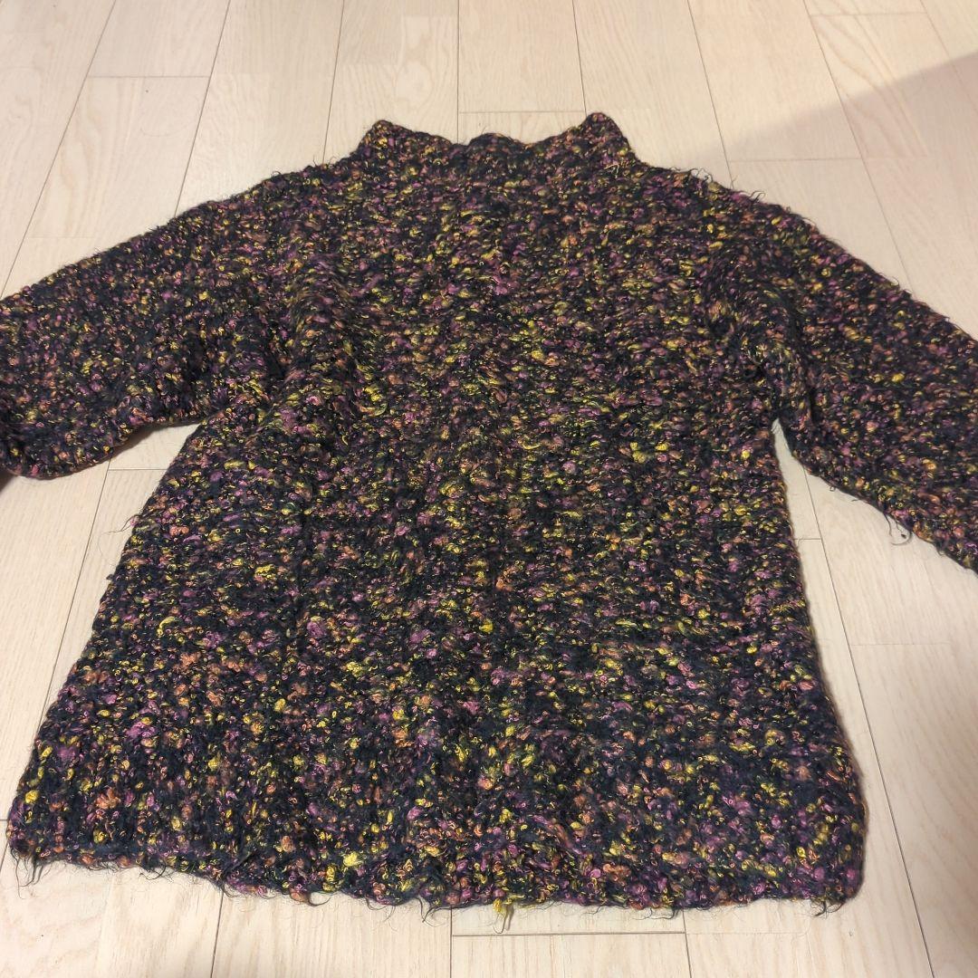 Ameri　FUNNY YARN KNIT JACKET