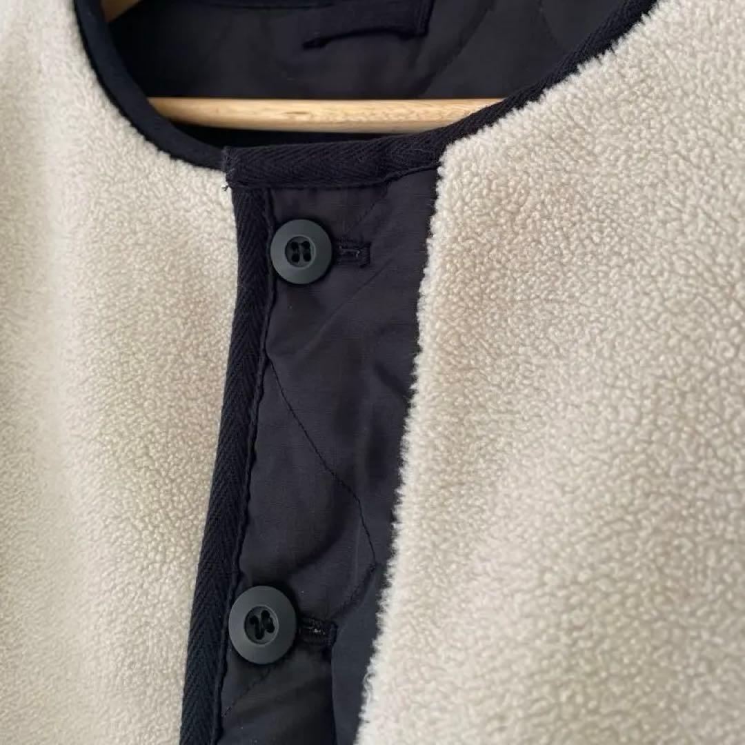 ミリタリーリバーシブルクルーネックダウンジャケットTAION-R104BML-1