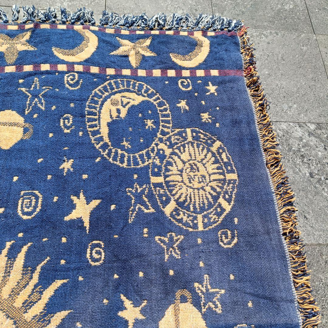 アンティーク柄 ヴィンテージ ラグ マット カーペット マルチカバー 大判サイズ