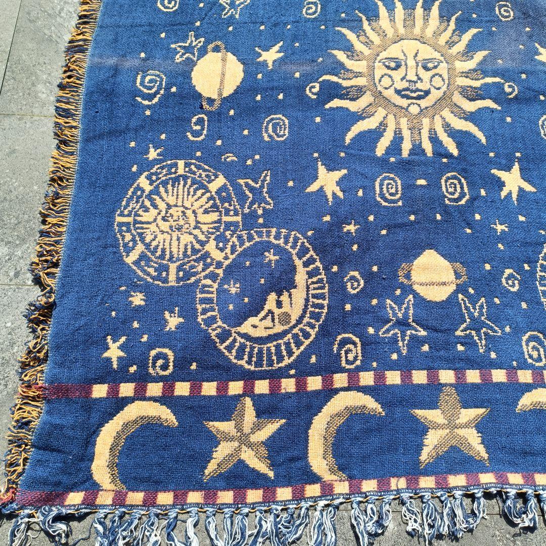 アンティーク柄 ヴィンテージ ラグ マット カーペット マルチカバー 大判サイズ