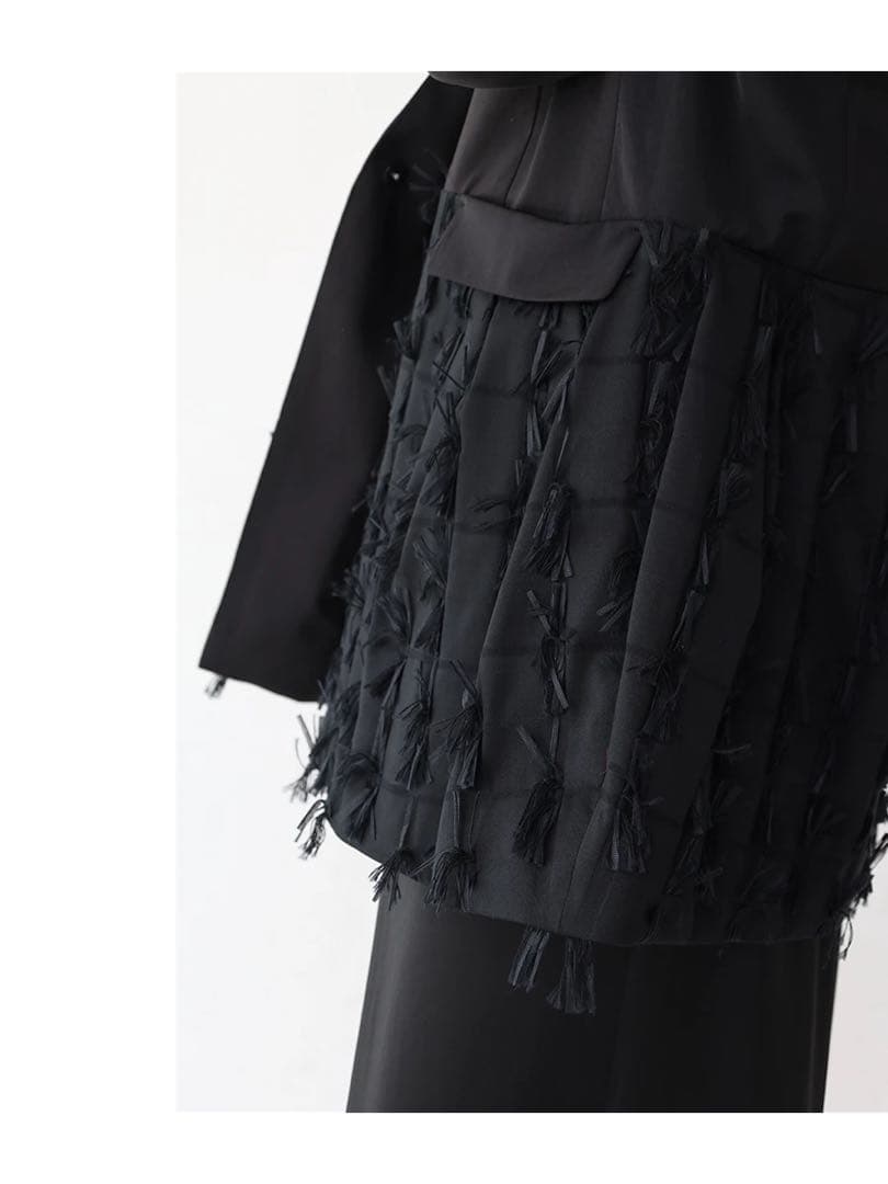 ヤマダヤ新品未使用MEDOC resil リボンカットジャガードジャケット