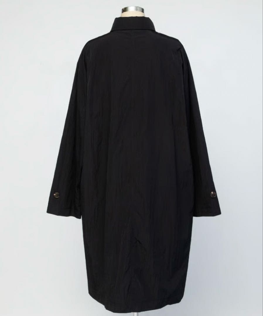 撥水】ステンカラーコート【WCJ-JF-066BLK】