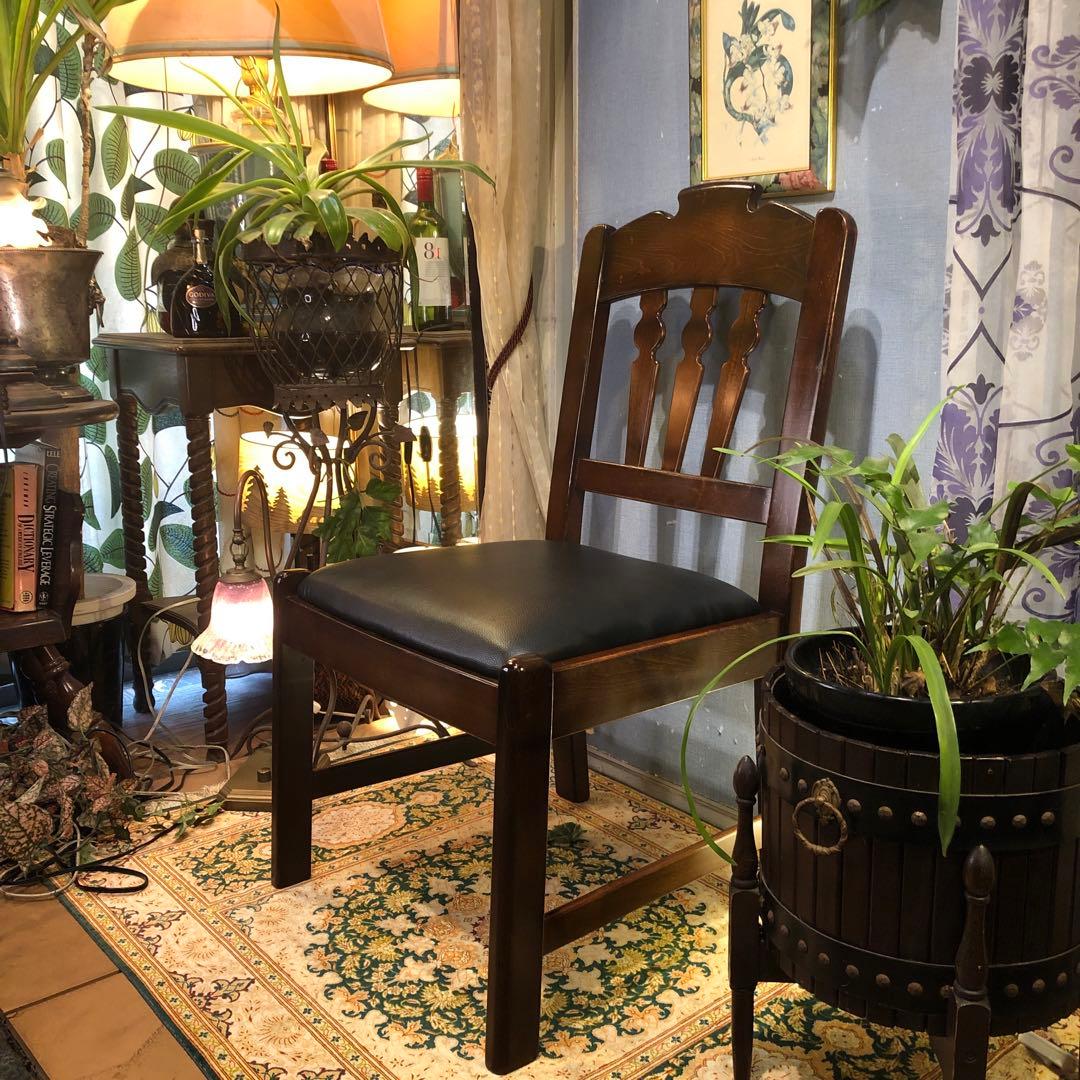 サクラL１80’sヴィンテージ ブナ無垢　アンティーク　チェア