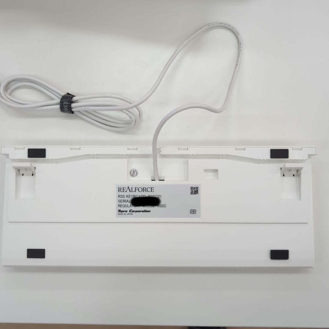 REALFORCE R3S 有線 テンキーレス 45g 日本語配列R3SC21