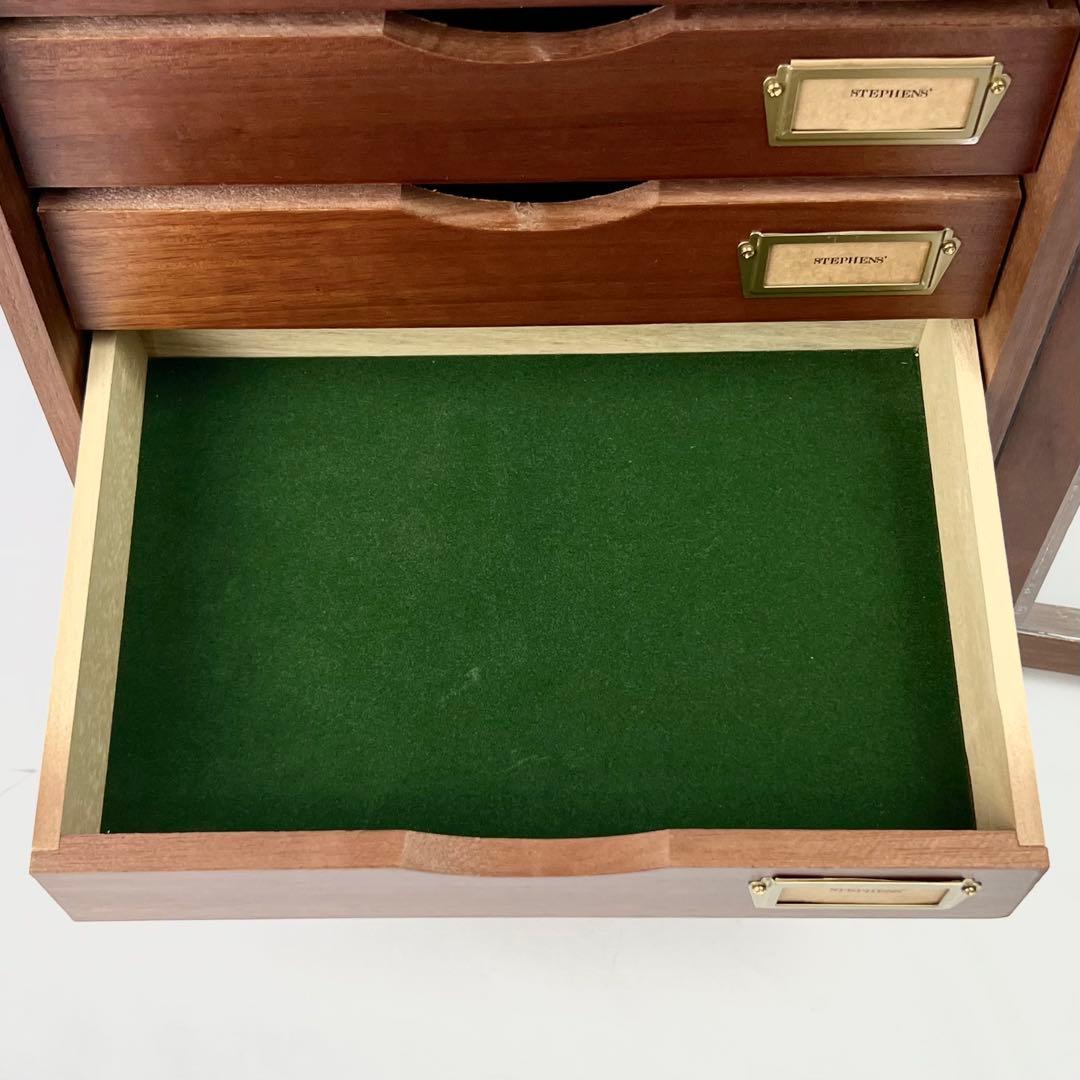 小物入れ STEPHENS' 1936 Letter Case Box Vintage