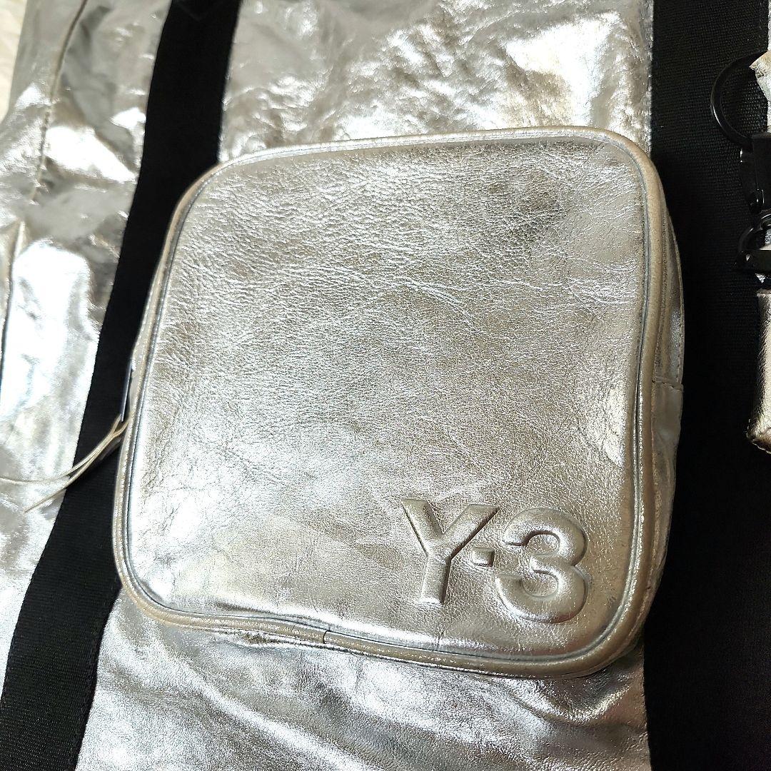 Y-3　 ヨウジヤマモト　メタリック　シルバー トートバッグ