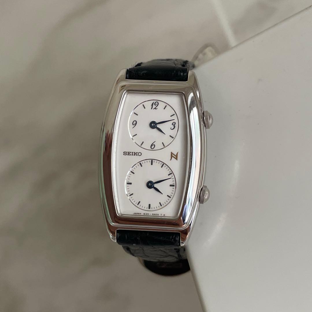 ル*ャ様 SEIKO ノイエ　ダブルフェイスレディース腕時計 1E20-3A00