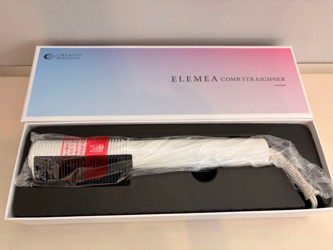 ELEMEA COMB STRAIGHTENER ホワイト