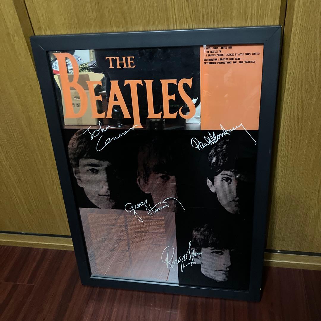 ビートルズ　Beatles パブミラー　鏡　インテリア　ディスプレイ　ビンテージ