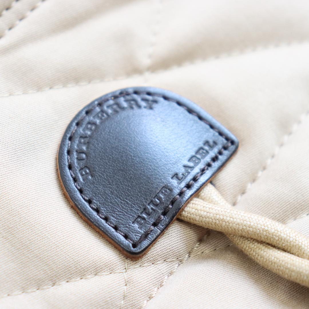 ✨バーバリーブルーレーベル✨キルティング　ダッフル　フード　ファー　2WAY