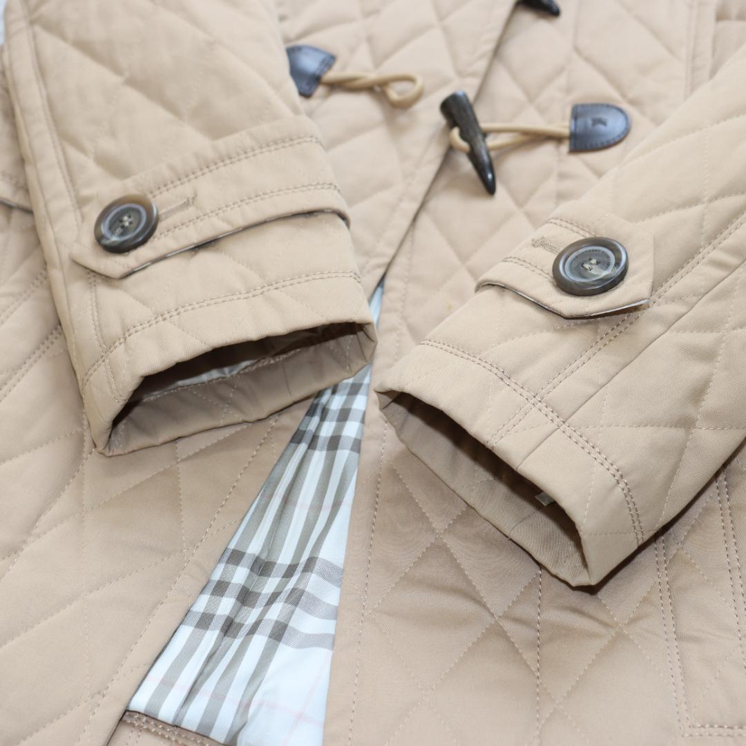 ✨バーバリーブルーレーベル✨キルティング　ダッフル　フード　ファー　2WAY