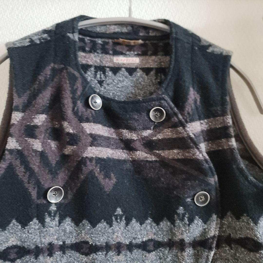 KAPITAL　メルトンウールベスト