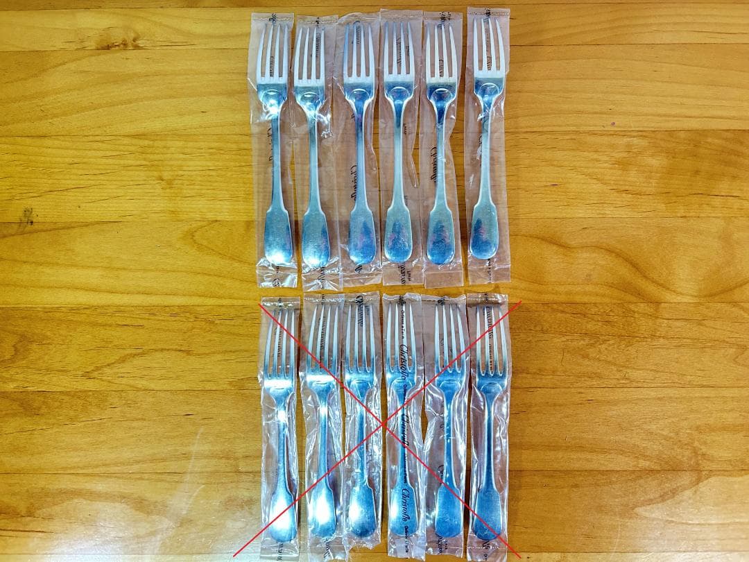 きなこ 未使用 クリストフル クリュニー カトラリーセット 18本