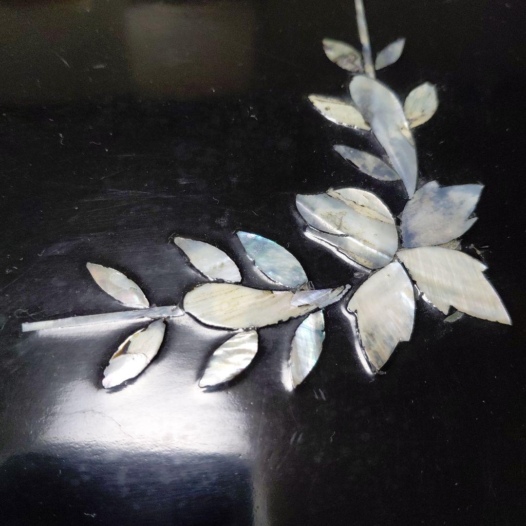 李朝　螺鈿細工　ソバン　四方膳