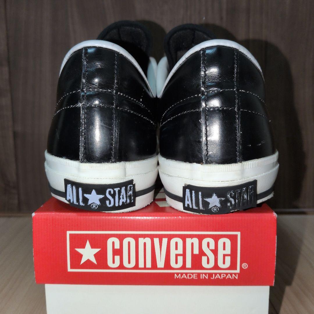 【US9.5】ワンスター　　黒×白　レザー　one star ALL STAR