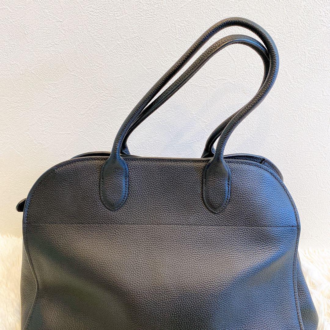 JISTORY ジストリー　サイドベルトボストンバッグ　レザー　本革　牛革　黒