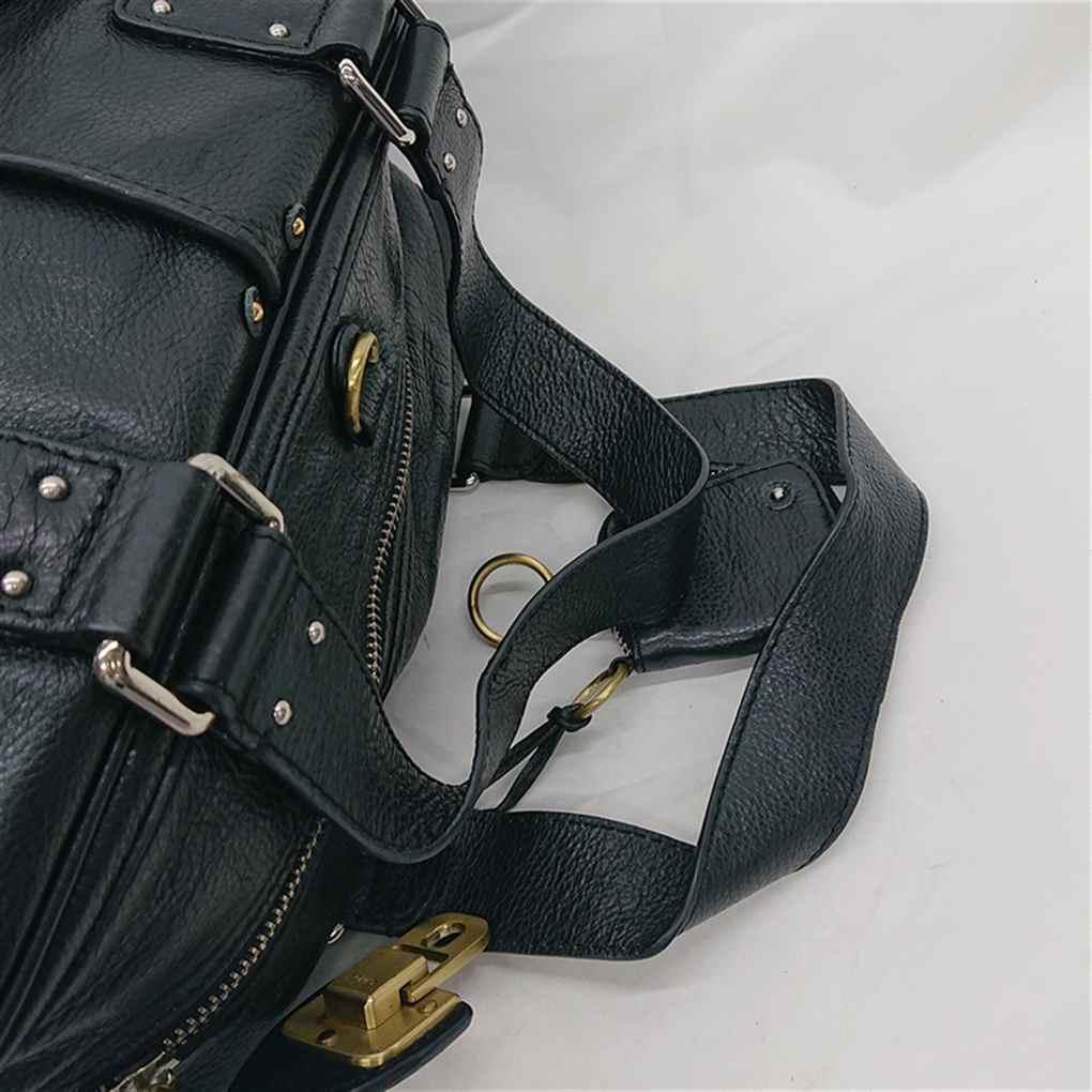 ■クロエ パディントン レザー ボストンバッグ ブラック系 イタリア製