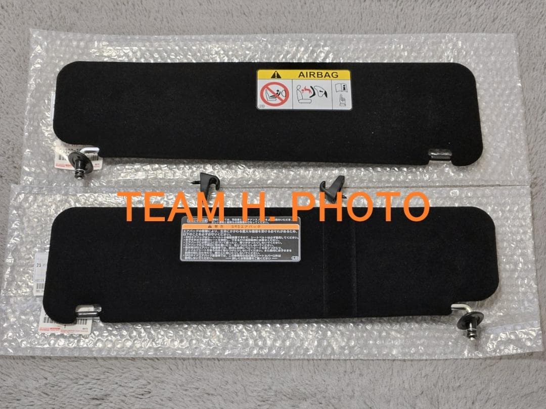 新品　200系 ハイエース ダークプライム2　純正 サンバイザー　ワイド用　黒