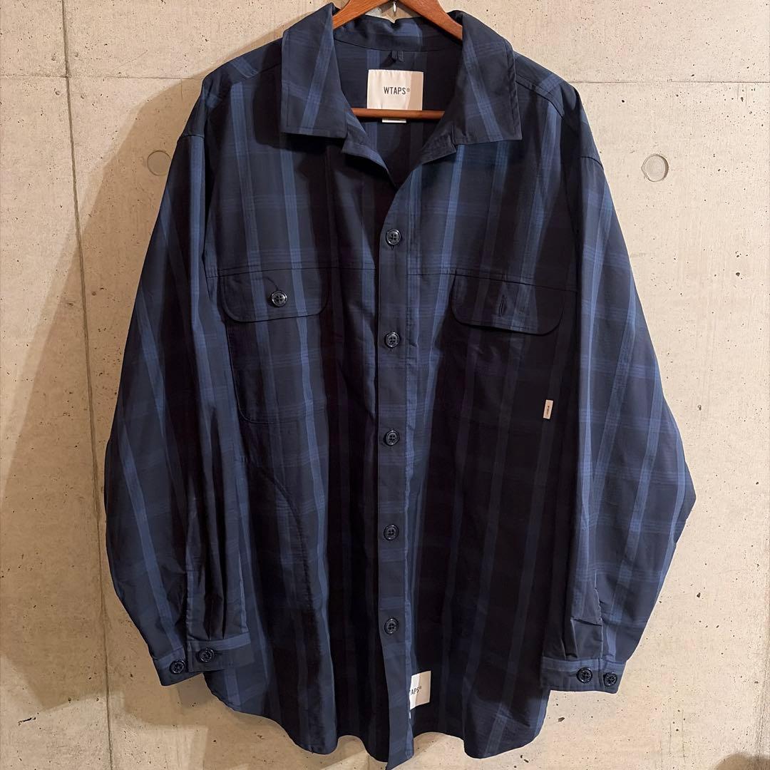 【美品】WTAPS 21SS WCPO 03 Lサイズ チェックシャツ