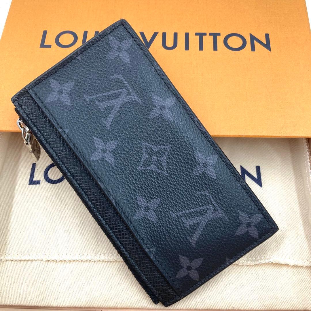 【美品】ルイヴィトン モノグラム エクリプス カードホルダー IC搭載