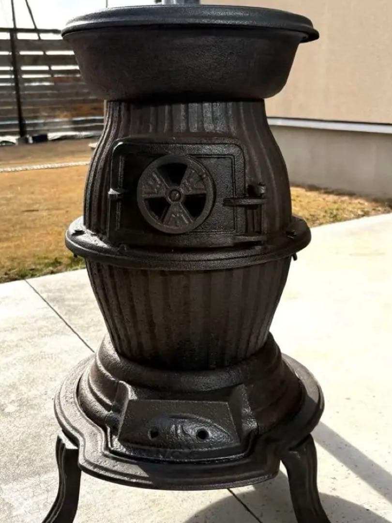 【年代物極美品】鋳物ダルマストーブ^_^