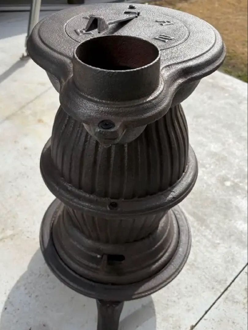 【年代物極美品】鋳物ダルマストーブ^_^