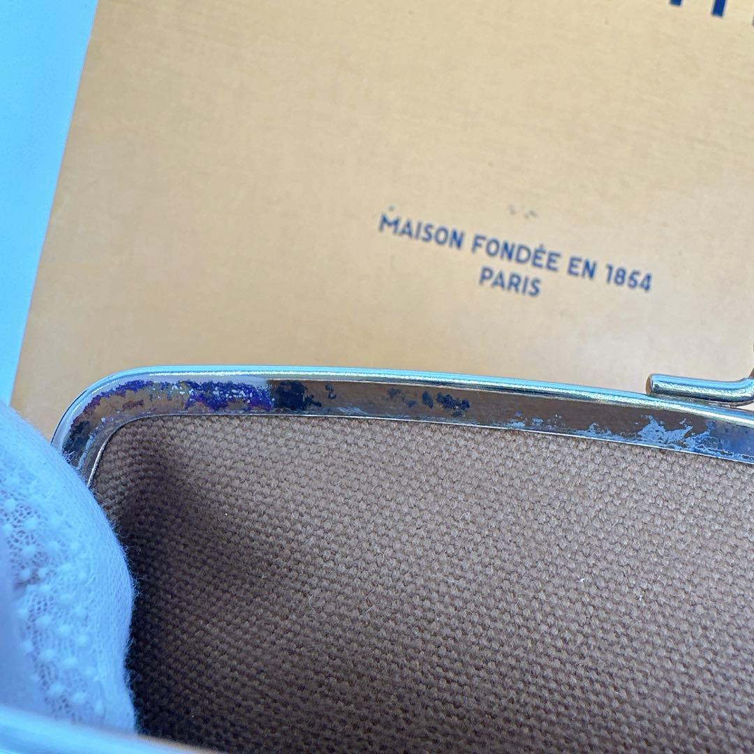 ルイヴィトン　モノグラム　USAバケット付属　がま口ポーチ　チェーン付