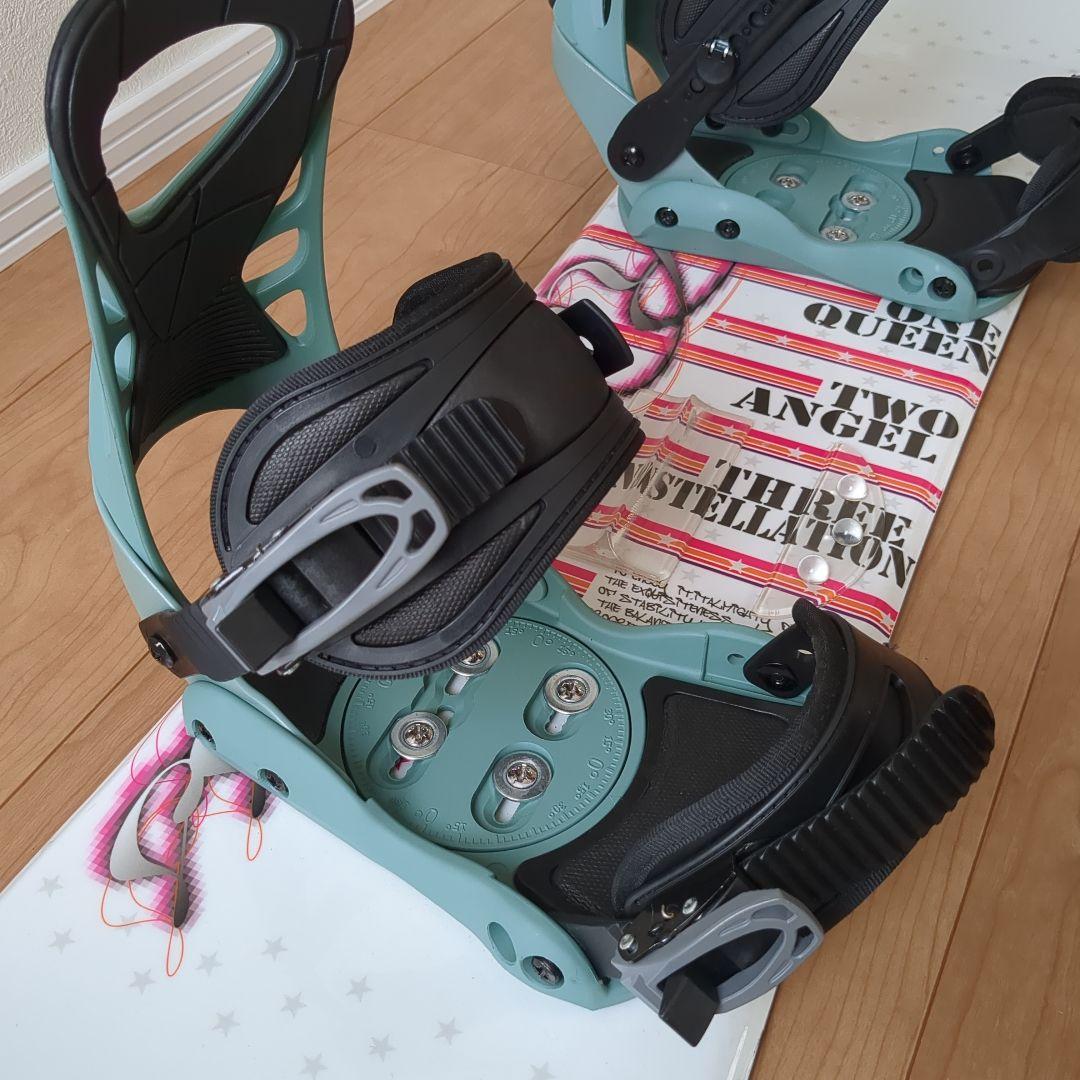 DIVISION ジュニアスノーボード板 ビンディング付き　118cm