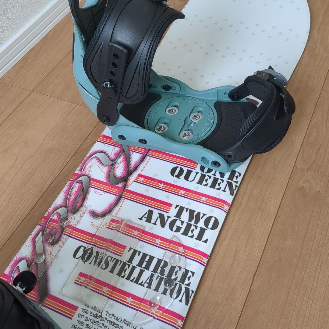 DIVISION ジュニアスノーボード板 ビンディング付き　118cm