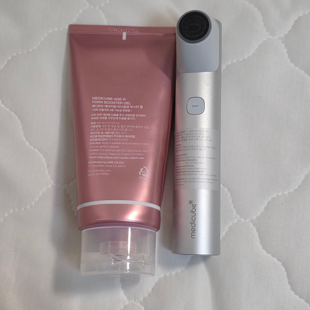 【公式正品】 AGE-R ハイフォーカスショット / 美顔器＋ブースターセット