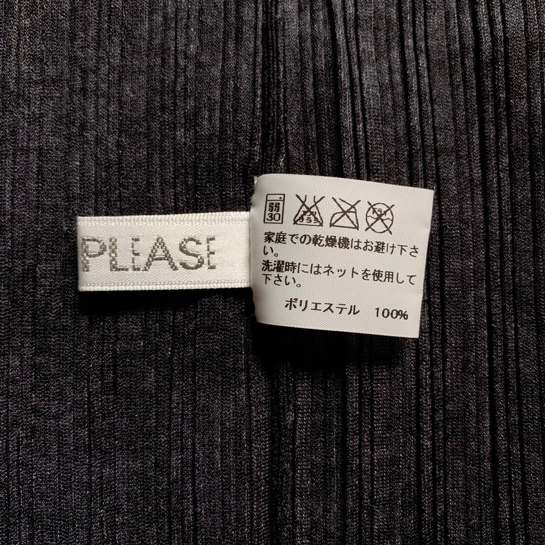 プリーツプリーズ　イッセイミヤケ　ネックウォーマー　　オーチューブ グレー美品