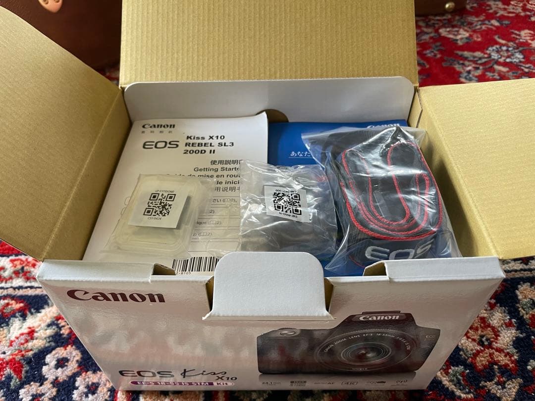 状態良い　キャノン EOS Kiss X10 マイク、予備バッテリーおまけ多数