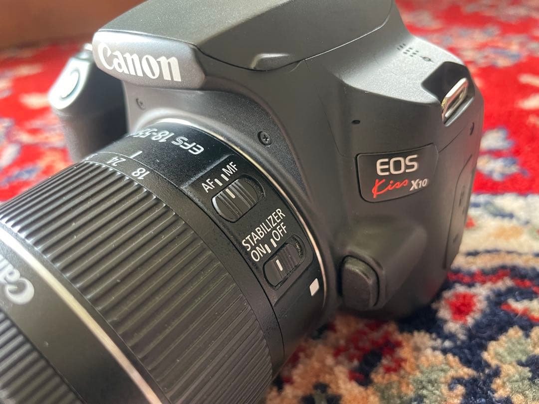 状態良い　キャノン EOS Kiss X10 マイク、予備バッテリーおまけ多数