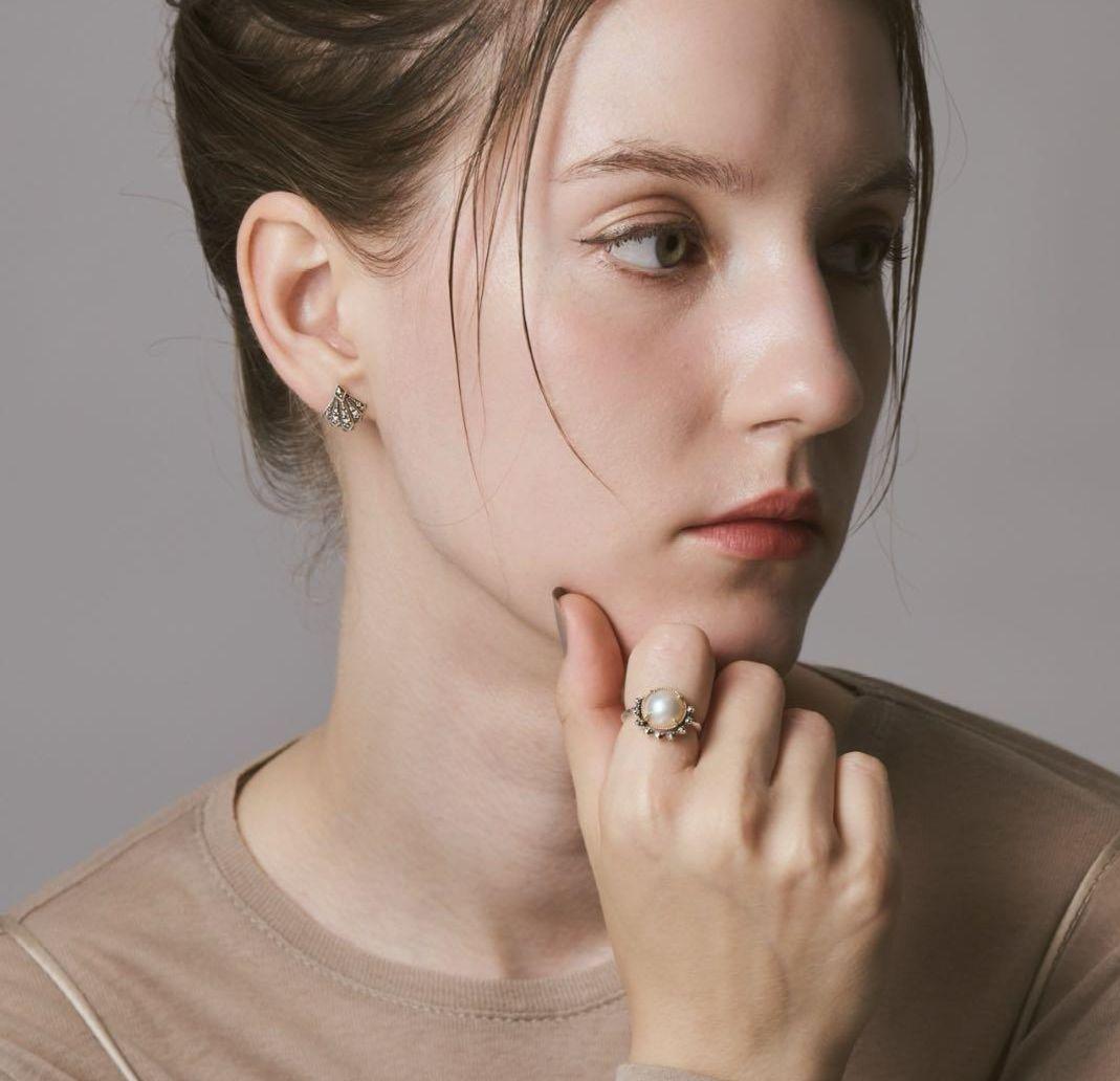 agete マベパールリング　１５号 ♥美品♥