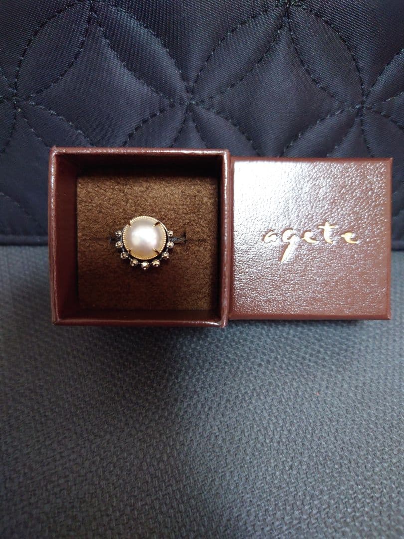 agete マベパールリング　１５号 ♥美品♥
