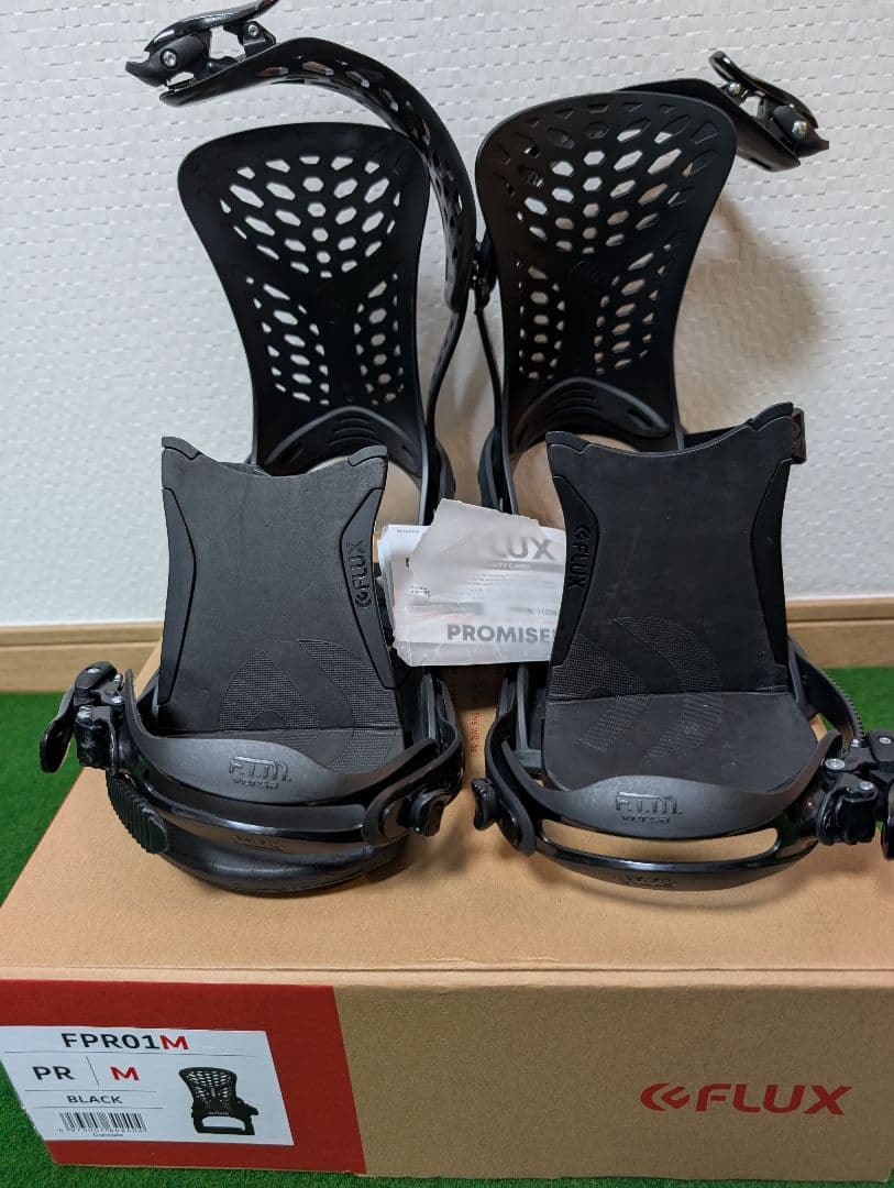 FLUX PR ブラック ビンディング バイン M スノボ