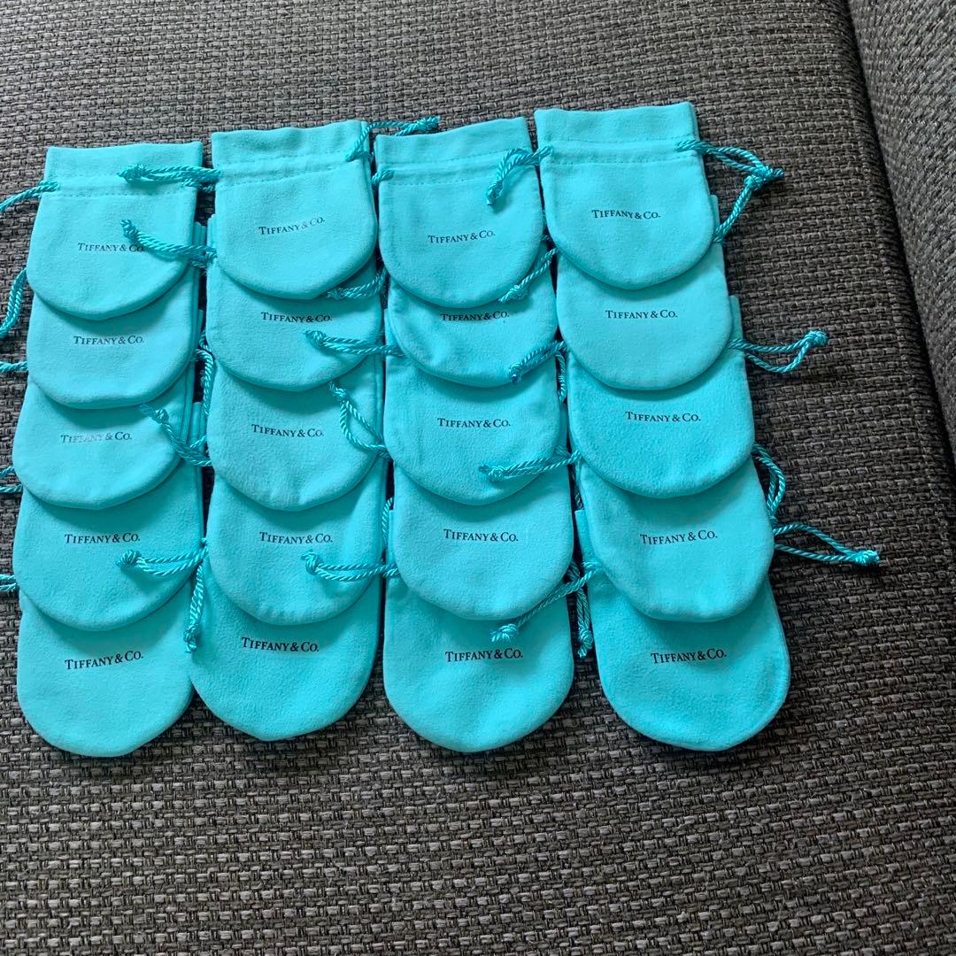 現行品　美品ティファニー巾着（7x9）20枚セット