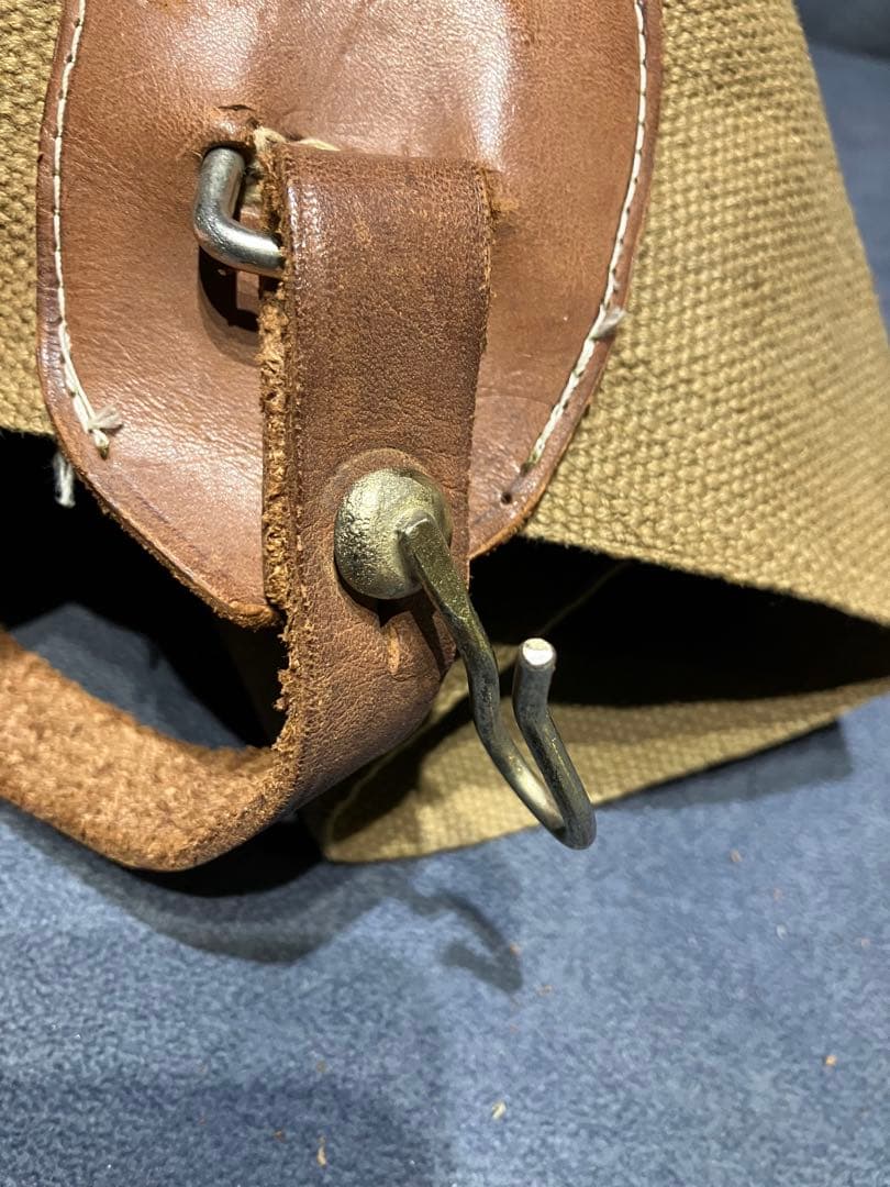 日本軍 三十年式装備対応 幅広帆布帯革 Dカン付き ヴィンテージ