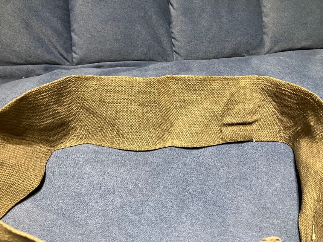 日本軍 三十年式装備対応 幅広帆布帯革 Dカン付き ヴィンテージ