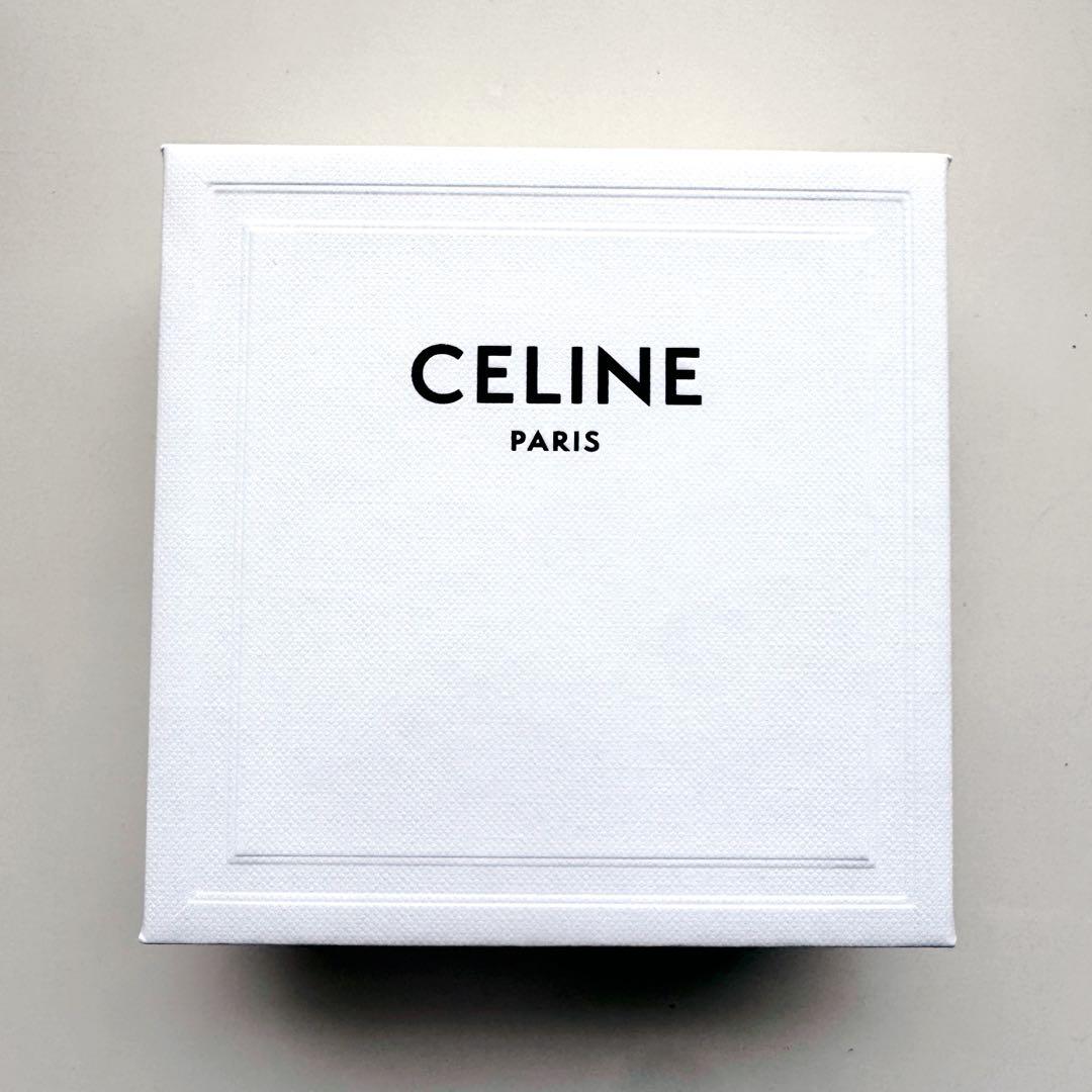 CELINEセリーヌ 正規品 レイユールシュシュホワイト　箱・保存袋（ロゴ布）付