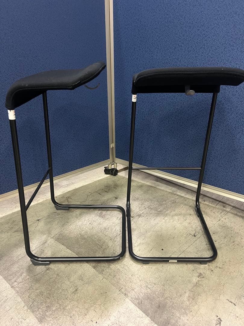 【2脚セット】コクヨ　テイル　ハイカウンター向け　ミーティングチェアハイスツール