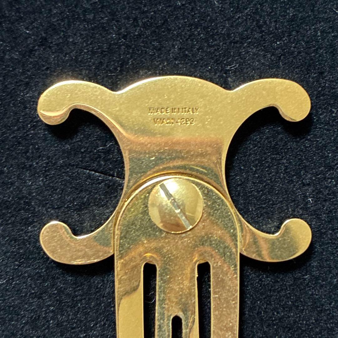 CELINE ゴールド ヘアクリップ　箱無し