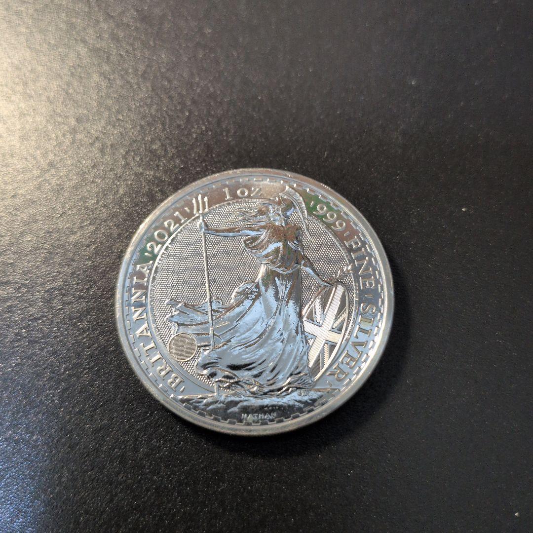m*u様 2021年 イギリス・ブリタニア銀貨1オンス