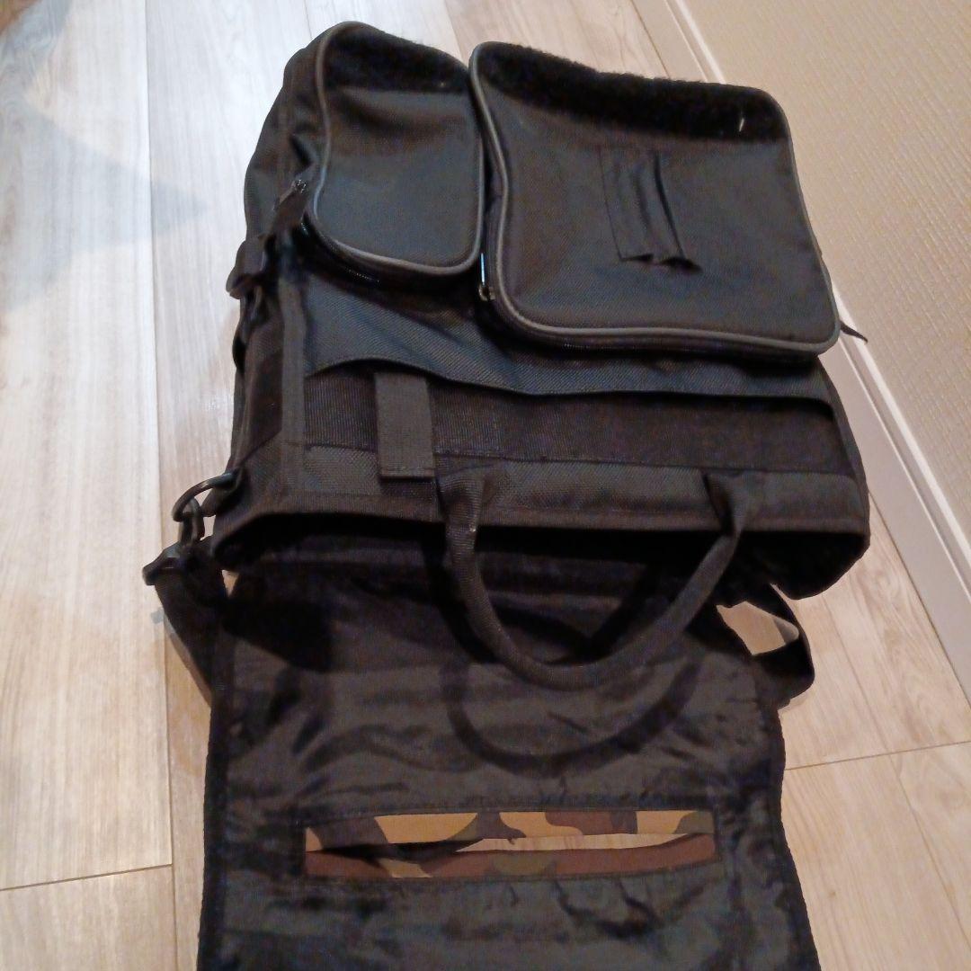 【美品】テクニクス　レコードリュック/バッグDJ 中古 technics 迷彩柄